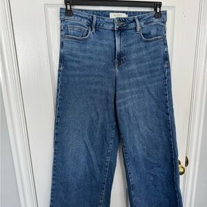 Hidden High-Rise Wide Leg Jeans - Blue
